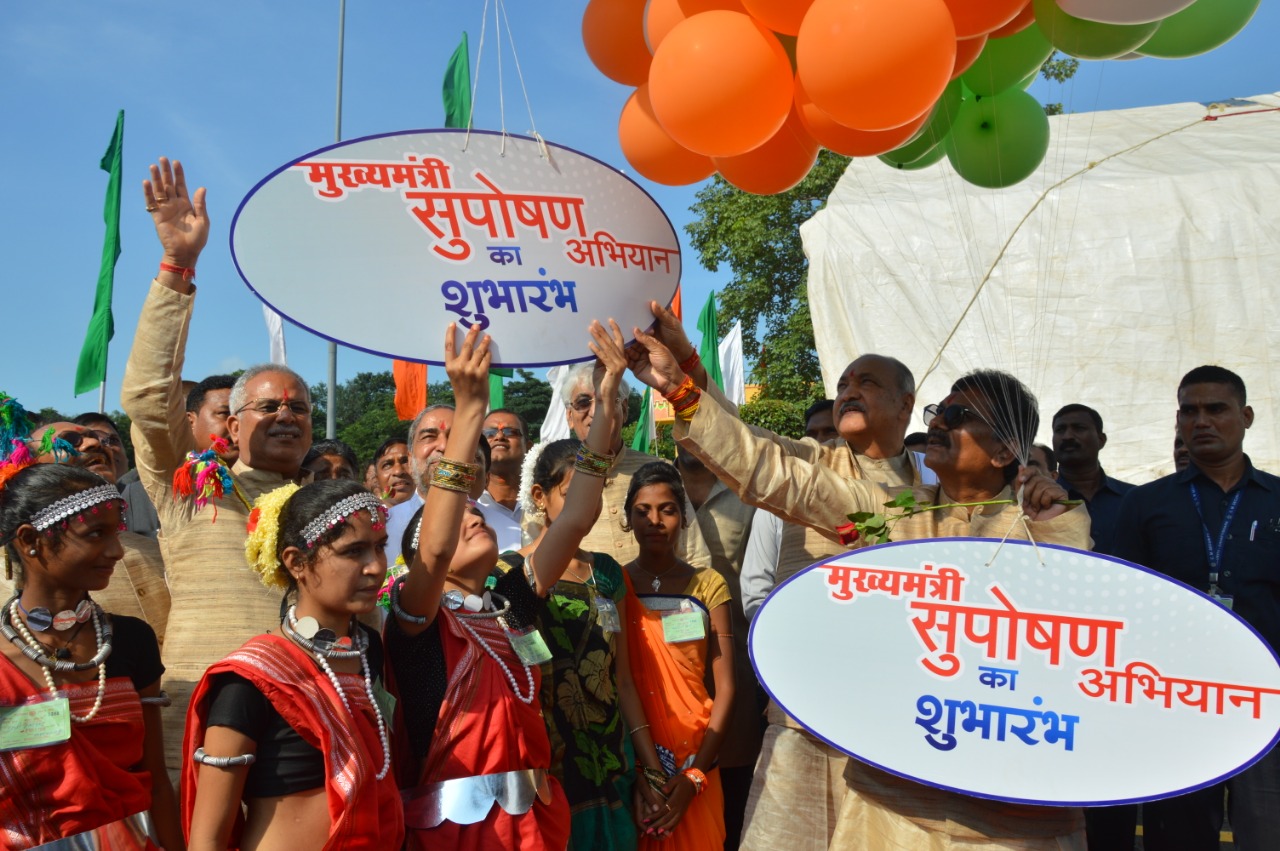 मुख्यमंत्री सुपोषण योजना सहित पांच योजनाओं का शुभारम्भ