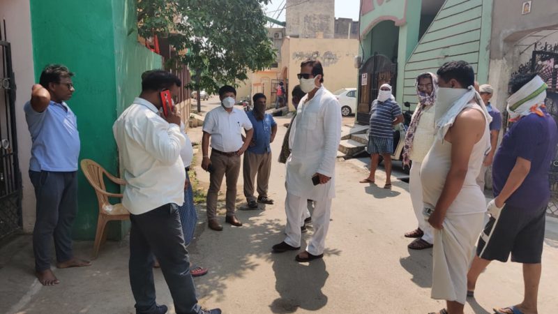 रायपुर पश्चिम विधानसभा के वीर शिवाजी वार्ड और ठक्कर बापा वार्ड में विधायक श्री विकास उपाध्याय जी ने किया दौरा