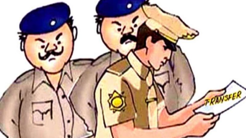 पुलिस विभाग में एक बार फिर बड़ी संख्या में फेरबदल