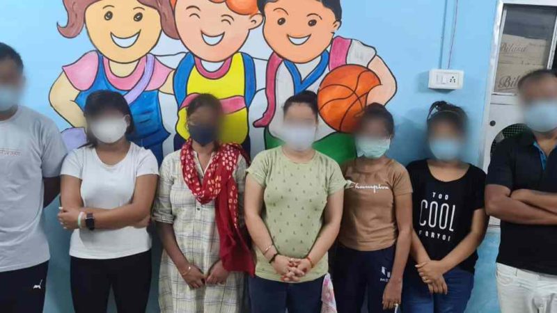 बिलासपुर के सिविल लाइन क्षेत्र में अंतरराज्यीय सेक्स रैकेट का भंड़ाफोड़