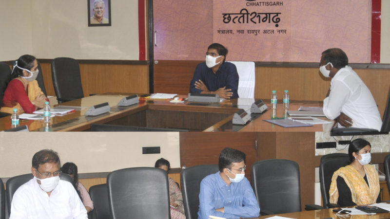 कुपोषण की रोकथाम और कोविड-19 से बचाव  के लिए मुख्य सचिव ने दिए निर्देश