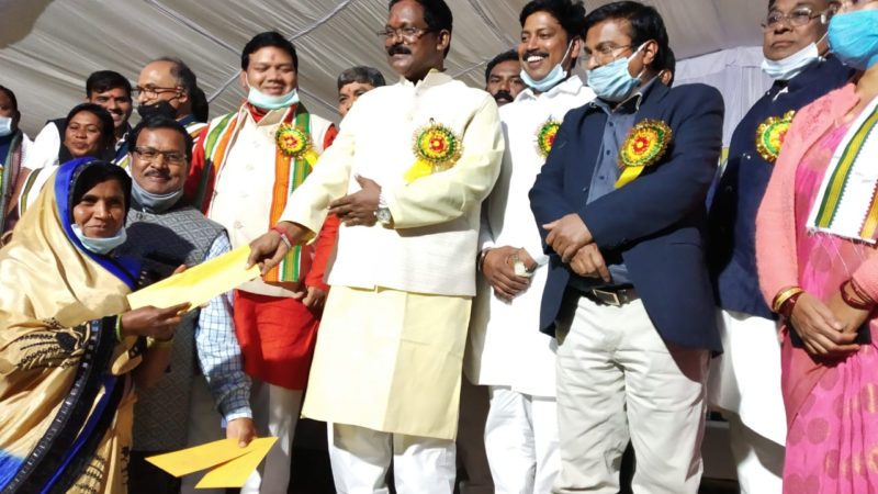 खाद्य मंत्री ने जामझोर धान खरीदी केंद्र का किया शुभारंभ