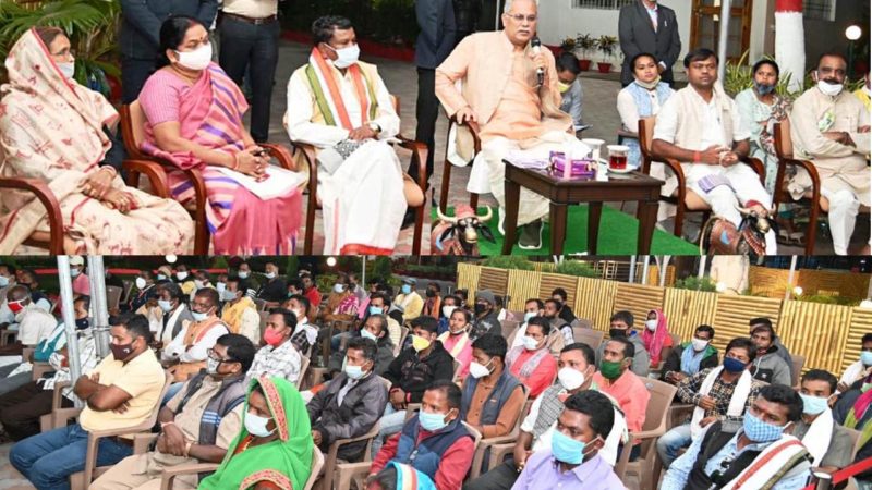 बस्तरवासियों के समग्र विकास के लिए है बोधघाट सिंचाई परियोजना: मुख्यमंत्री श्री बघेल 
