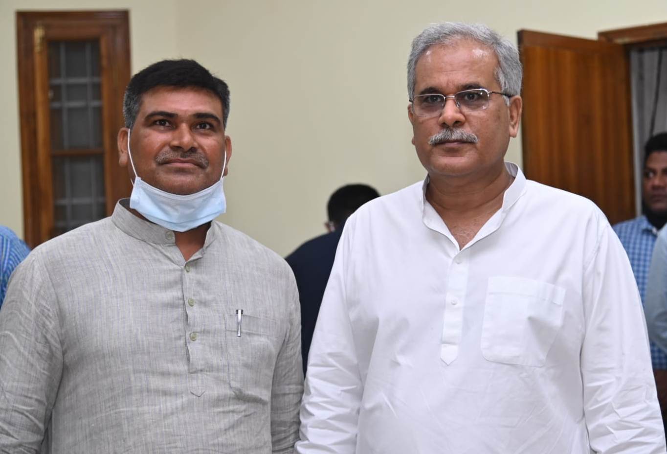 मुख्यमंत्री से अंत्यावसायी वित्त विकास निगम के सदस्य ने की मुलाकात