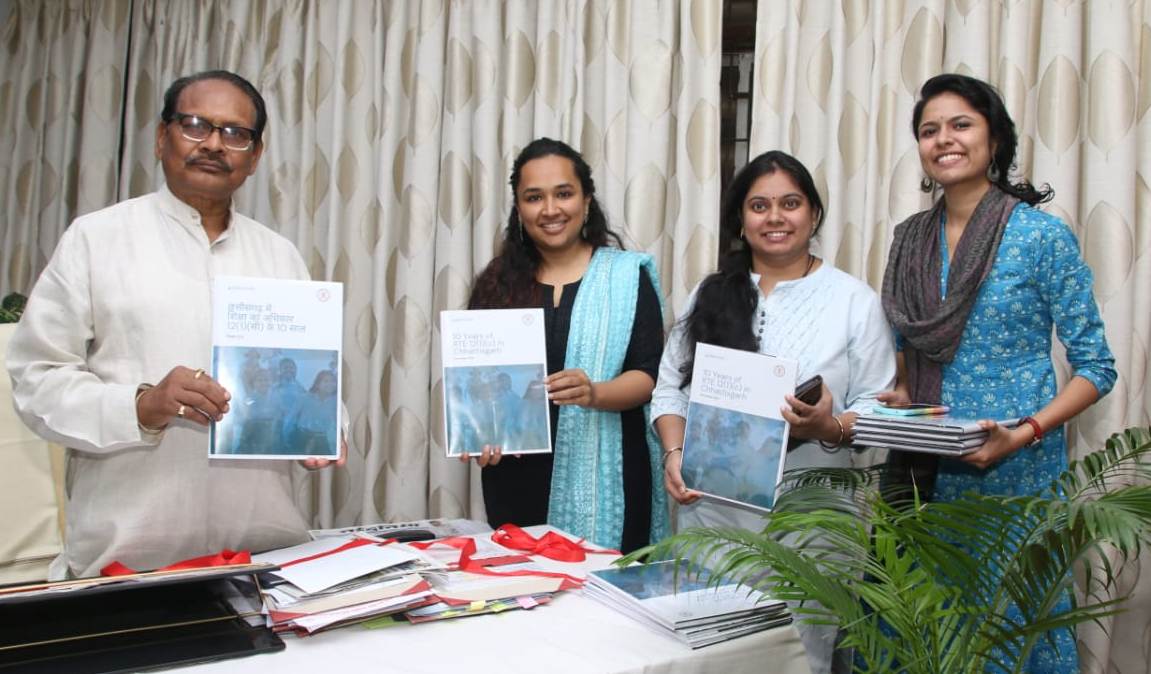 छत्तीसगढ़ में आरटीई के दस वर्ष: स्कूल शिक्षा मंत्री डॉ. टेकाम ने जारी की रिपोर्ट…बालिका शिक्षा को मिला बढ़ावा: लिंगानुपात के अंतर में आई कमी