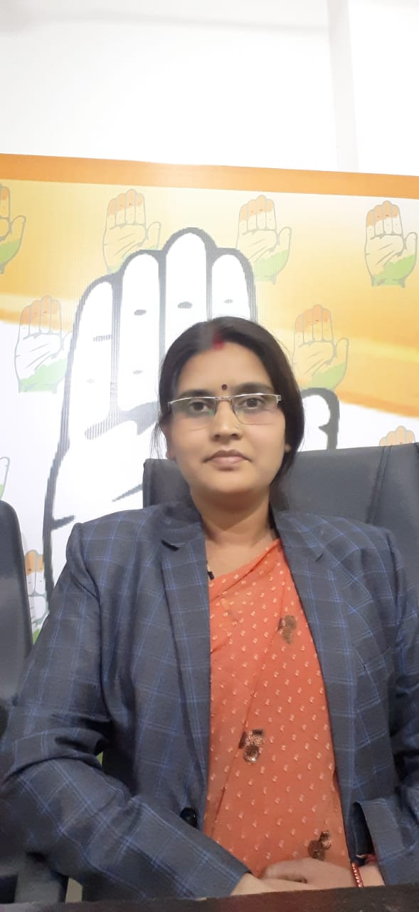 राज्यसभा सांसद सरोज पांडेय के बयान पर कांग्रेस का पलटवार