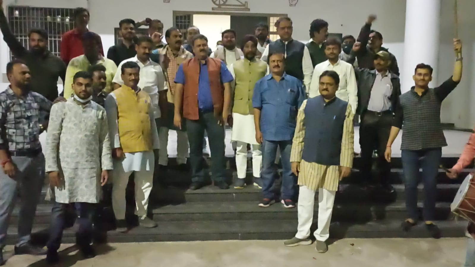 कांग्रेस ने भूपेश सरकार के तीन वर्ष का जश्न मनाया