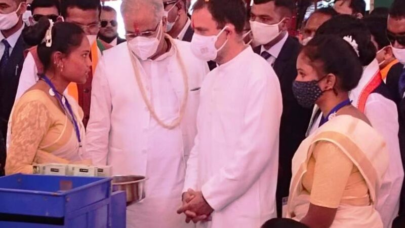 सांसद श्री गांधी ने जैविक जिला बनने की ओर अग्रसर दंतेवाड़ा की सराहना की