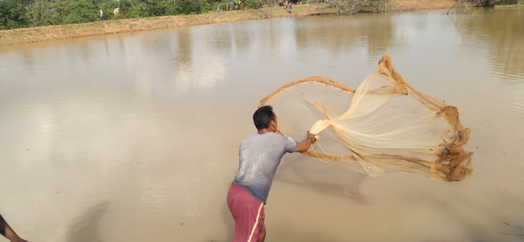 चियोरबहार नाला में ’केम्पा मद से 87 विभिन्न भू-जल संवर्धन संबंधी संरचनाओं का निर्माण’