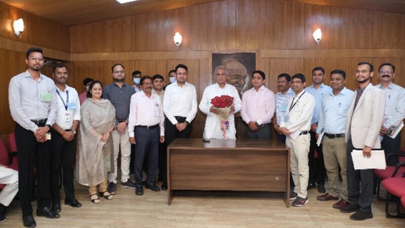 मुख्यमंत्री से छत्तीसगढ़ राज्य प्रशासनिक सेवा संघ के प्रतिनिधि मंडल ने की सौजन्य मुलाकात