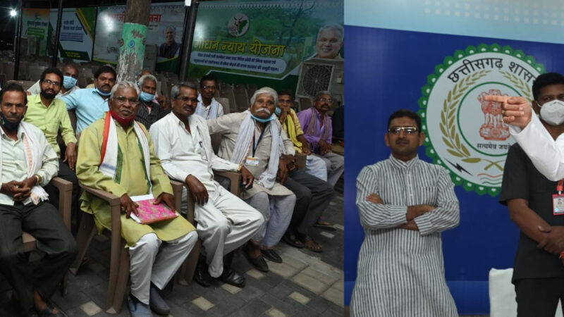मुख्यमंत्री श्री बघेल से कोटवार एसोसिएशन ऑफ छत्तीसगढ़ ग्राम पटेल संघ के प्रतिनिधिमंडल ने सौजन्य मुलाकात की
