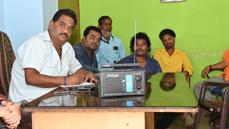 रायपुर की पुरानी बस्ती में लोकवाणी को उत्साह से सुना गया