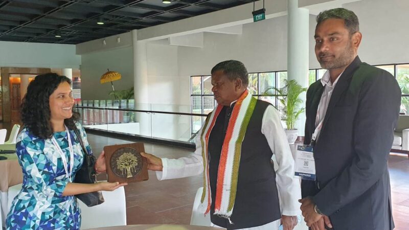 औद्योगिक प्रतिनिधियों से निर्यात प्रोत्साहन की संभावनाओं पर की चर्चा और उन्हें छत्तीसगढ़ में निवेश के लिए किया आमंत्रित….उद्योग मंत्री श्री लखमा बाली में आयोजित  ग्लोबल कॉन्फ्रेंस में शामिल हुए  