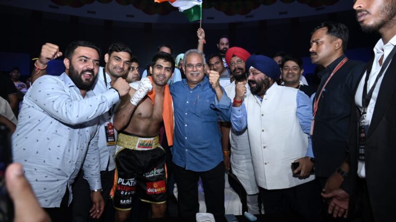 छत्तीसगढ़ को खेलगढ़ में विकसित करने का जरिया बनेगी पेशेवर मुक्केबाजी: मुख्यमंत्री श्री भूपेश बघेल