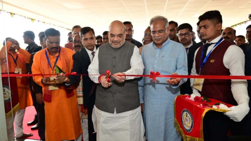 मुख्यमंत्री श्री भूपेश बघेल पहुंचे नया रायपुर…