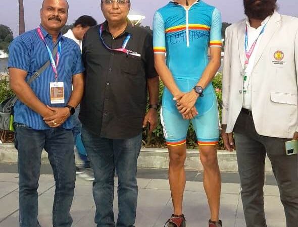 36वें राष्ट्रीय खेल में छत्तीसगढ़ को मिली पहली सफलता
