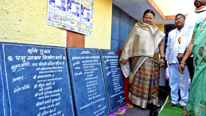 मंत्री श्रीमती भेंड़िया ने विभिन्न गांवों में कई विकास कार्यों का किया लोकार्पण और भूमिपूजन