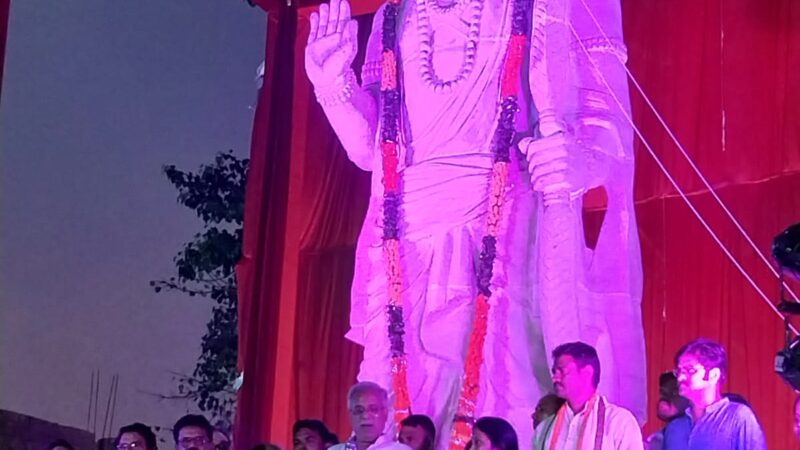शिवरीनारायण में रामवनगमन पर्यटन पथ भगवान श्रीराम का अनावरण समारोह में अटल श्रीवास्तव शामिल रहे