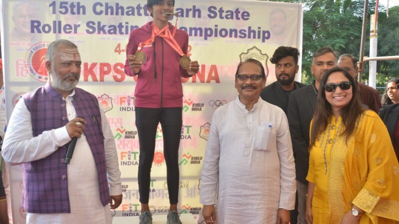 दुर्ग, भिलाई, रायपुर और बिलासपुर में नए स्केटिंग ग्राउण्ड निर्माण का प्रस्ताव : स्कूल शिक्षा मंत्री डॉ. टेकाम
