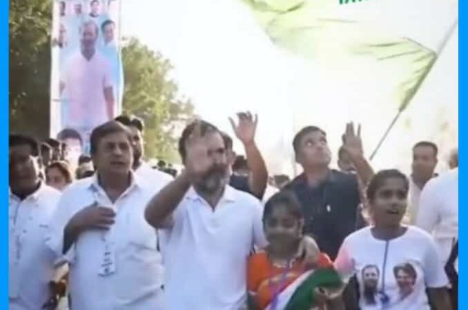 भारत जोड़ो यात्रा में लगातार तीसरे दिन शामिल हुए छत्तीसगढ़ के कांग्रेस जन