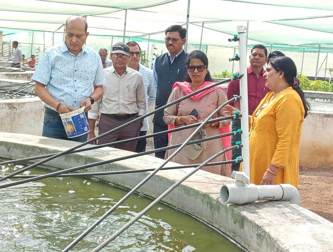 बलौदाबाजार भाटापारा के रामपुर में लगभग 100 एकड़ में स्थापित किया गया है एक्वा जेनेटिक्स