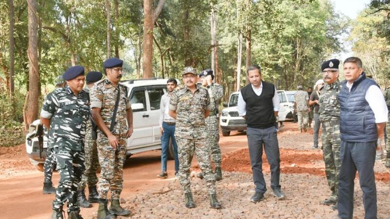 निर्माणाधीन पुल-पुलिया और  सड़क  को जल्द से जल्द पूर्ण करने के दिये निर्देश