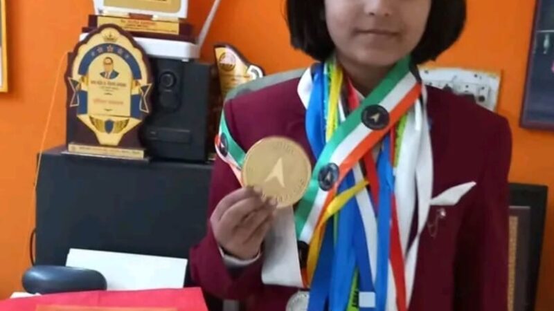 प्रधानमंत्री राष्ट्रीय बाल पुरस्कार के लिए केंद्रीय विद्यालय स्कूल की छात्रा नायरा रंगारी का नाम नई दिल्ली भेज गया