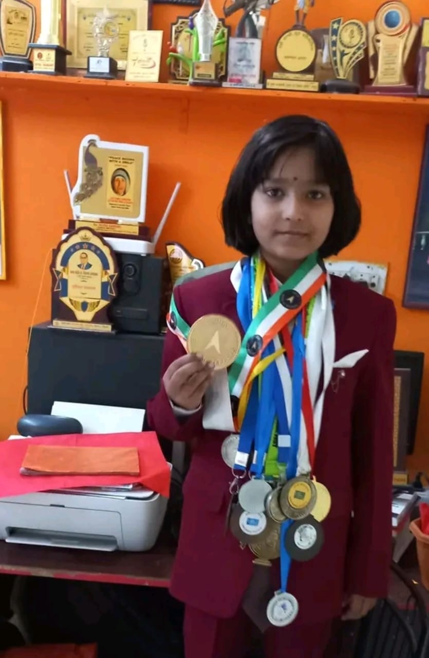 प्रधानमंत्री राष्ट्रीय बाल पुरस्कार के लिए केंद्रीय विद्यालय स्कूल की छात्रा नायरा रंगारी का नाम नई दिल्ली भेज गया
