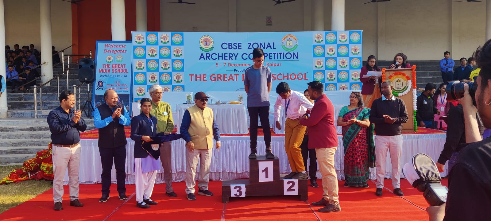 जोन स्तरीय तीरंदाजी प्रतियोगिता आयान श्रीवास्तव ने जीता गोल्ड मेडल