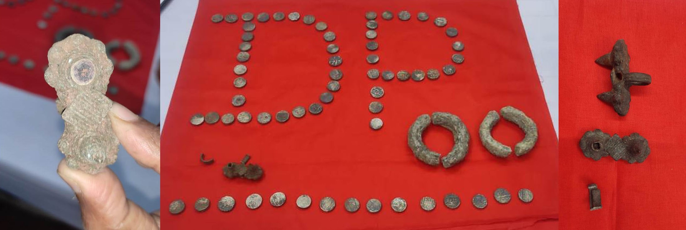 राजनांदगांव जिले के बाजार-नवागांव में मिले मुगलकालीन 65 चांदी के सिक्के