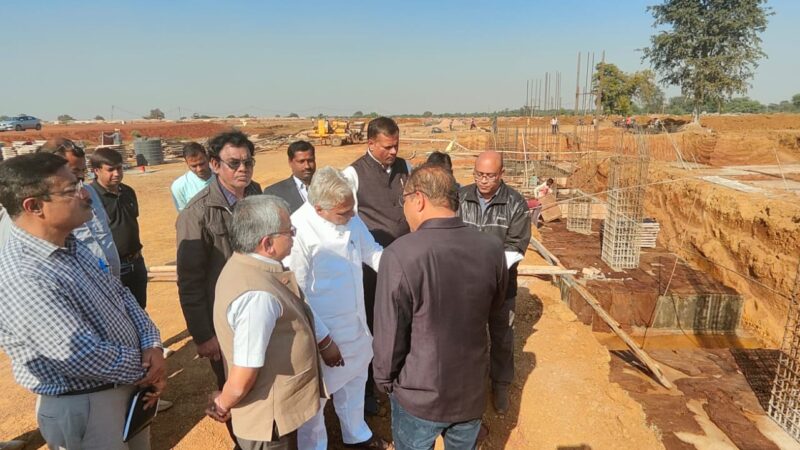 कार्पोरेशन चेयरमेन अरुण वोरा ने लिया जायज़ा