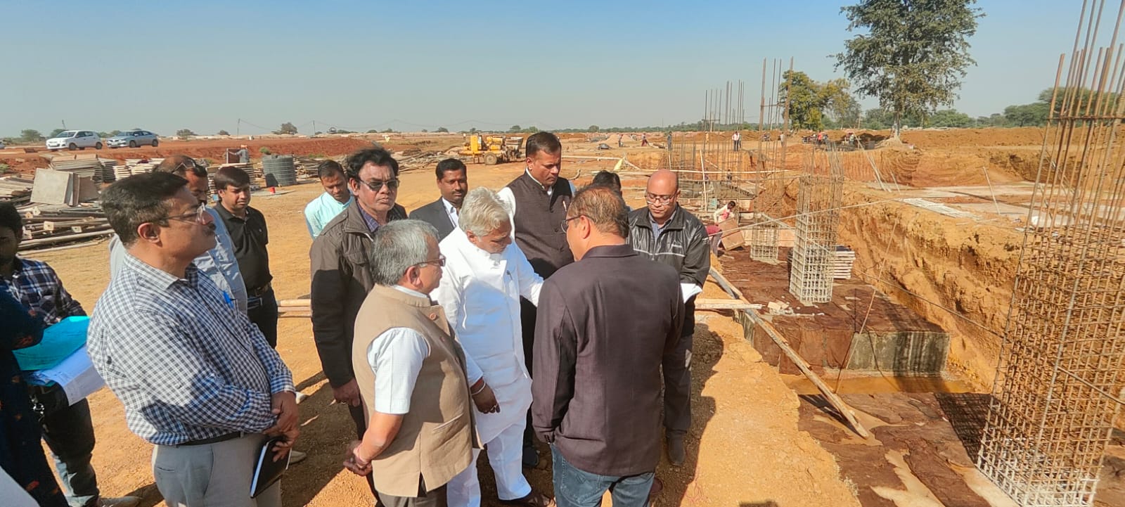 कार्पोरेशन चेयरमेन अरुण वोरा ने लिया जायज़ा