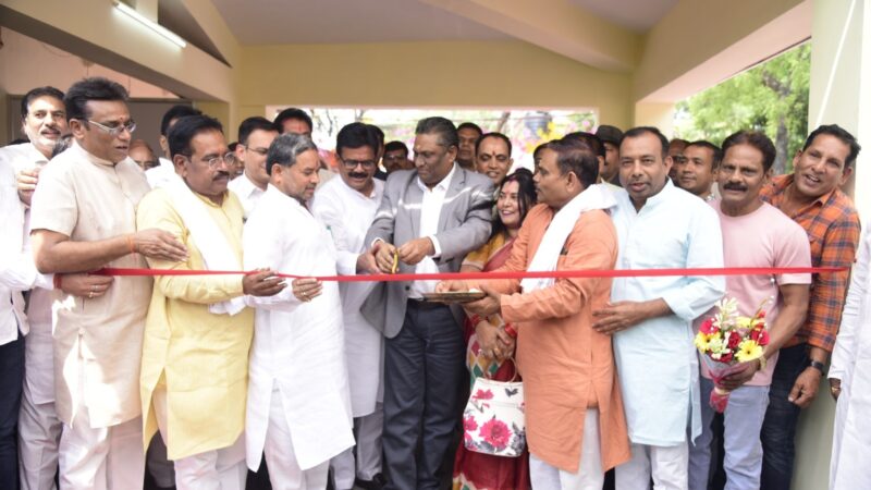 अरपा बेसीन विकास प्राधिकरण के कार्यालय का प्रदीप शर्मा के करकमलों से शुभारंभ