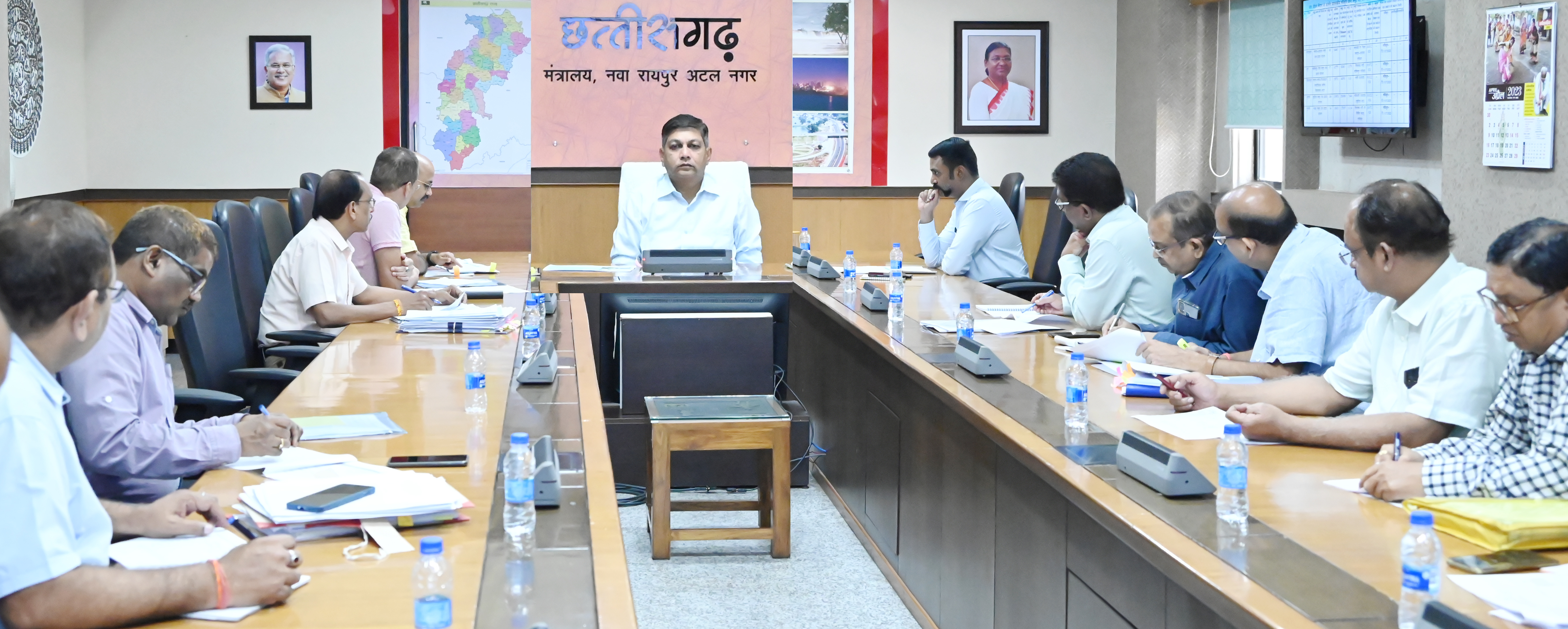मुख्य सचिव ने की जल-जीवन मिशन की समूह नल-जल योजनाओं के लिए जल आबंटन की समीक्षा