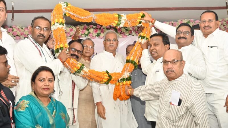 साहू समाज का छत्तीसगढ़ के निर्माण और प्रगति में महत्वपूर्ण योगदान : श्री भूपेश बघेल