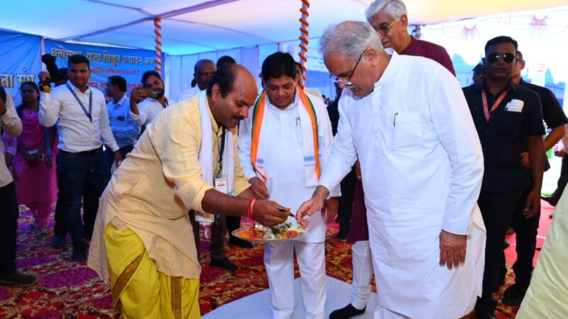 मुख्यमंत्री श्री भूपेश बघेल ने किया कोरबा मेडिकल कॉलेज के नए भवन का भूमिपूजन