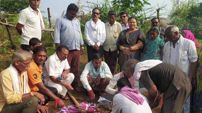 मंत्री श्रीमती भेंड़िया ने विभिन्न विकास कार्यों का किया भूमिपूजन