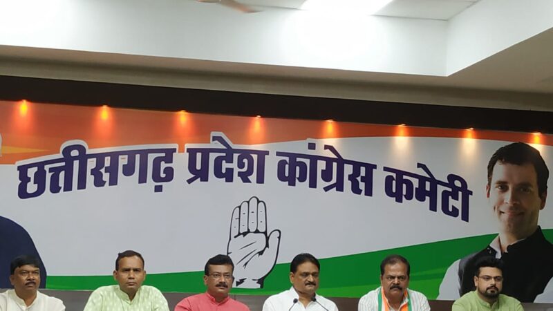 कांग्रेस ने कहा 1 लाख करोड़ रूपये के कमीशनखोरी के भ्रष्टाचार के आरोप से घिरे भाजपाईयों का आरोप पत्र झूठा