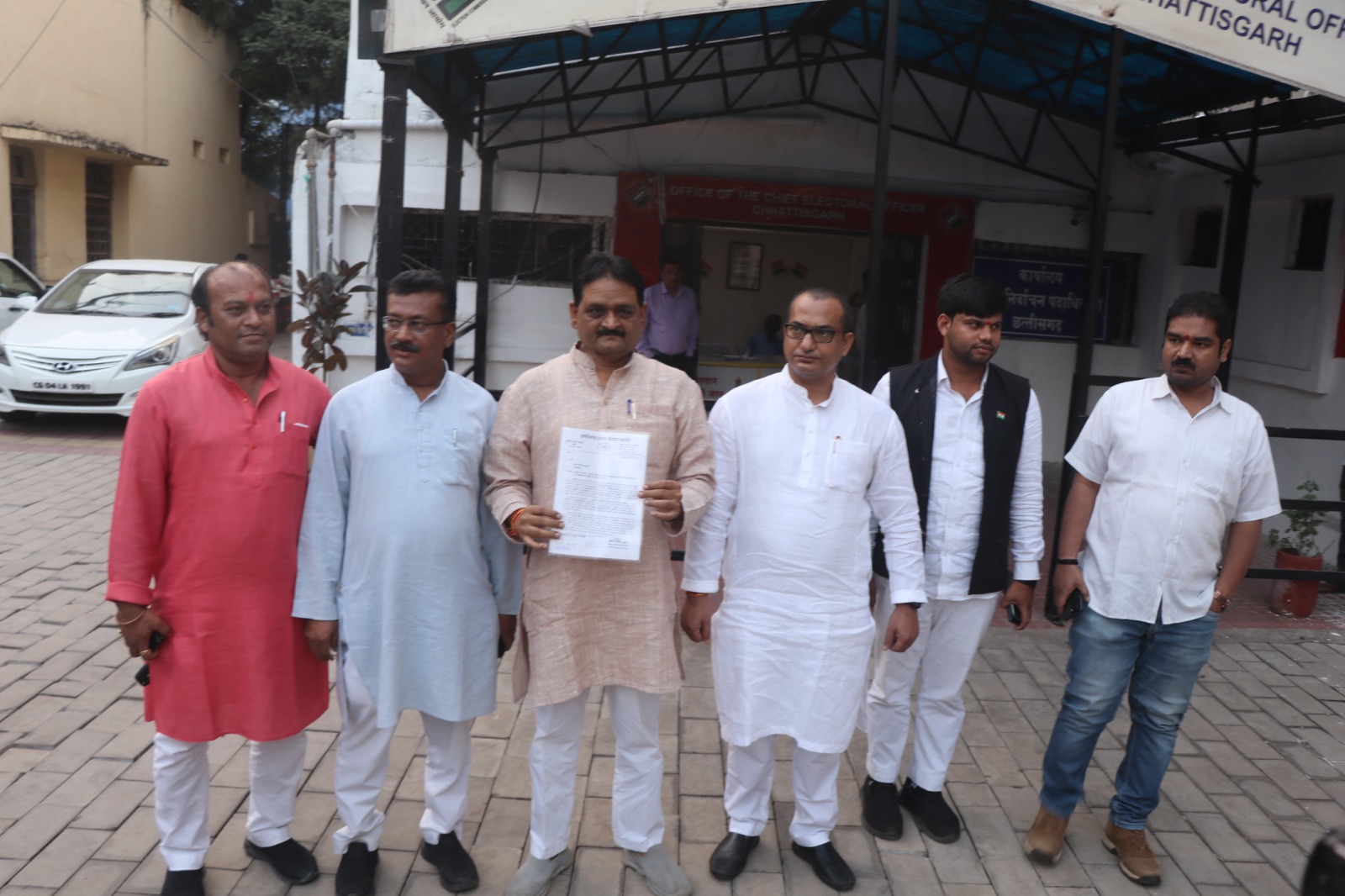 अमित शाह, रमन सिंह, अरूण साव ने आदर्श चुनाव आचरण संहिता का उल्लंघन किया