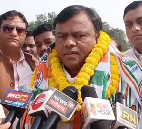 कांग्रेस की बड़ी जीत का किया दावा प्रदेश अध्यक्ष दीपक बैज ने