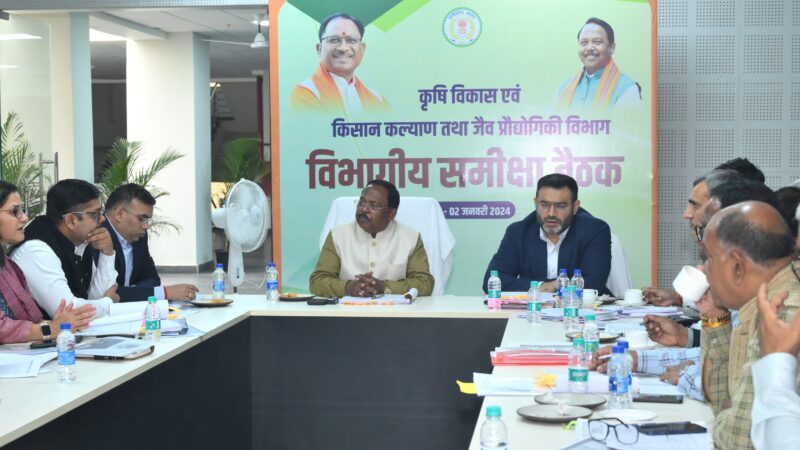 किसानों और आम नागरिकों की बेहतरी के लिए तेजी से होगा योजनाओं का क्रियान्वयन: कृषि मंत्री श्री रामविचार नेताम