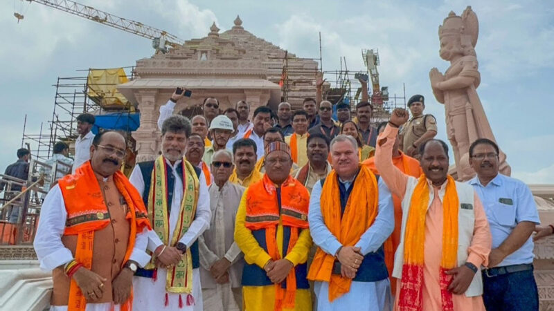 राम मंदिर में गूंजा नारा, छत्तीसगढ़ के भांचा राम, जय श्री राम, जय श्री राम