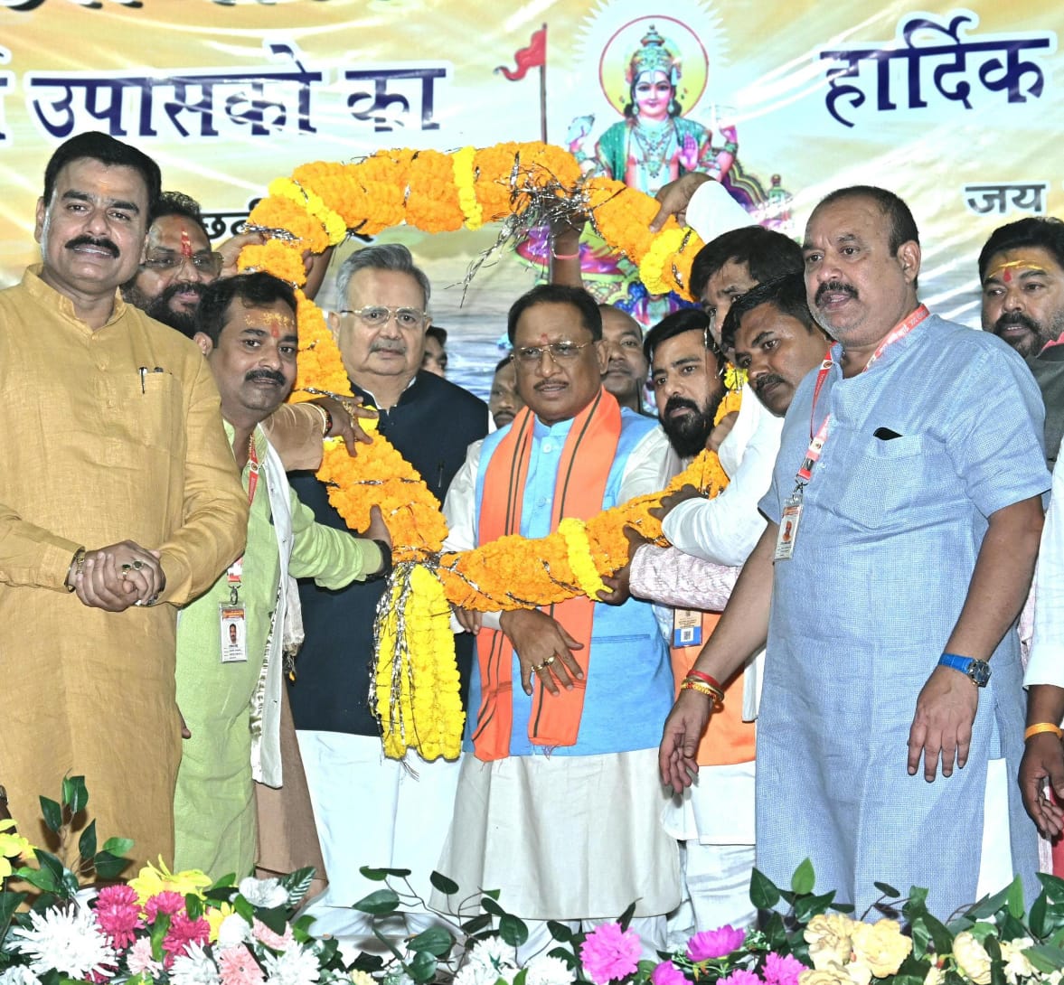 मानव को प्रकृति से जोड़ने का पर्व है सूर्य आराधना छठ पूजन- मुख्यमंत्री श्री साय