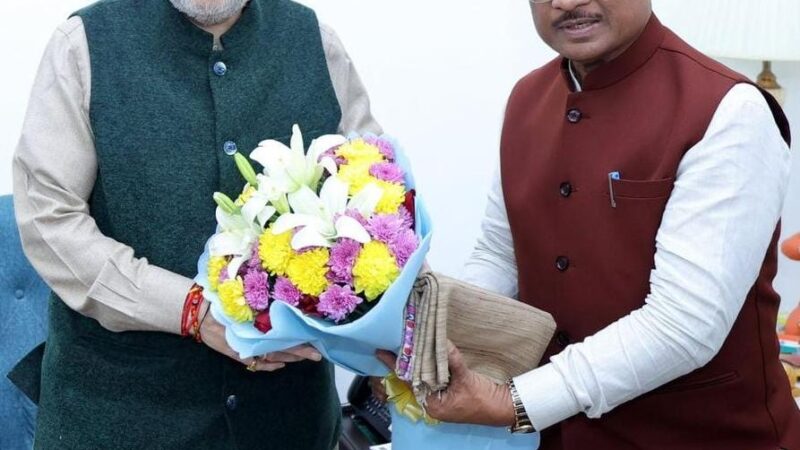  मुख्यमंत्री विष्णुदेव साय ने केंद्रीय गृह मंत्री से की  सौजन्य मुलाकात