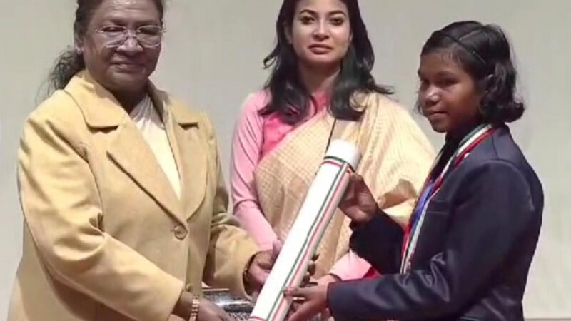 छत्तीसगढ़ के कोंडागांव की बिटिया राष्ट्रीय जूडो खिलाड़ी हेमबती नाग को मिला प्रधानमंत्री राष्ट्रीय बाल पुरस्कार