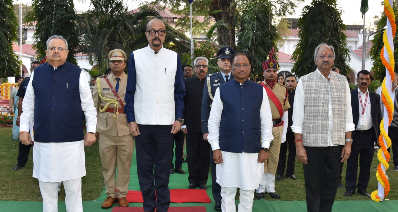 गणतंत्र दिवस के अवसर पर राजभवन में ‘स्वागत समारोह‘ सम्पन्न