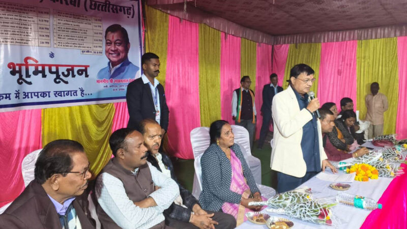 उद्योग मंत्री ने छह वार्डों को दी 2.14 करोड़ के विकास कार्यों की सौगात, बोले समृद्ध शहर की ओर हमारा कोरबा