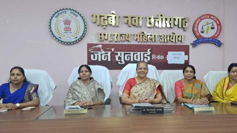 महिला आयोग की नई सदस्यों को संभागों का दायित्व