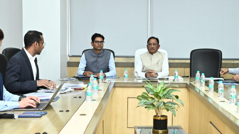 मुख्यमंत्री श्री साय ने जीएसटी विभाग की समीक्षा बैठक में कर अपवंचन पर सख्ती के दिए निर्देश