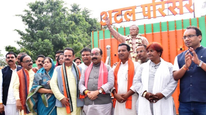 उप मुख्यमंत्री श्री अरुण साव ने चार अटल परिसरों का किया लोकार्पण